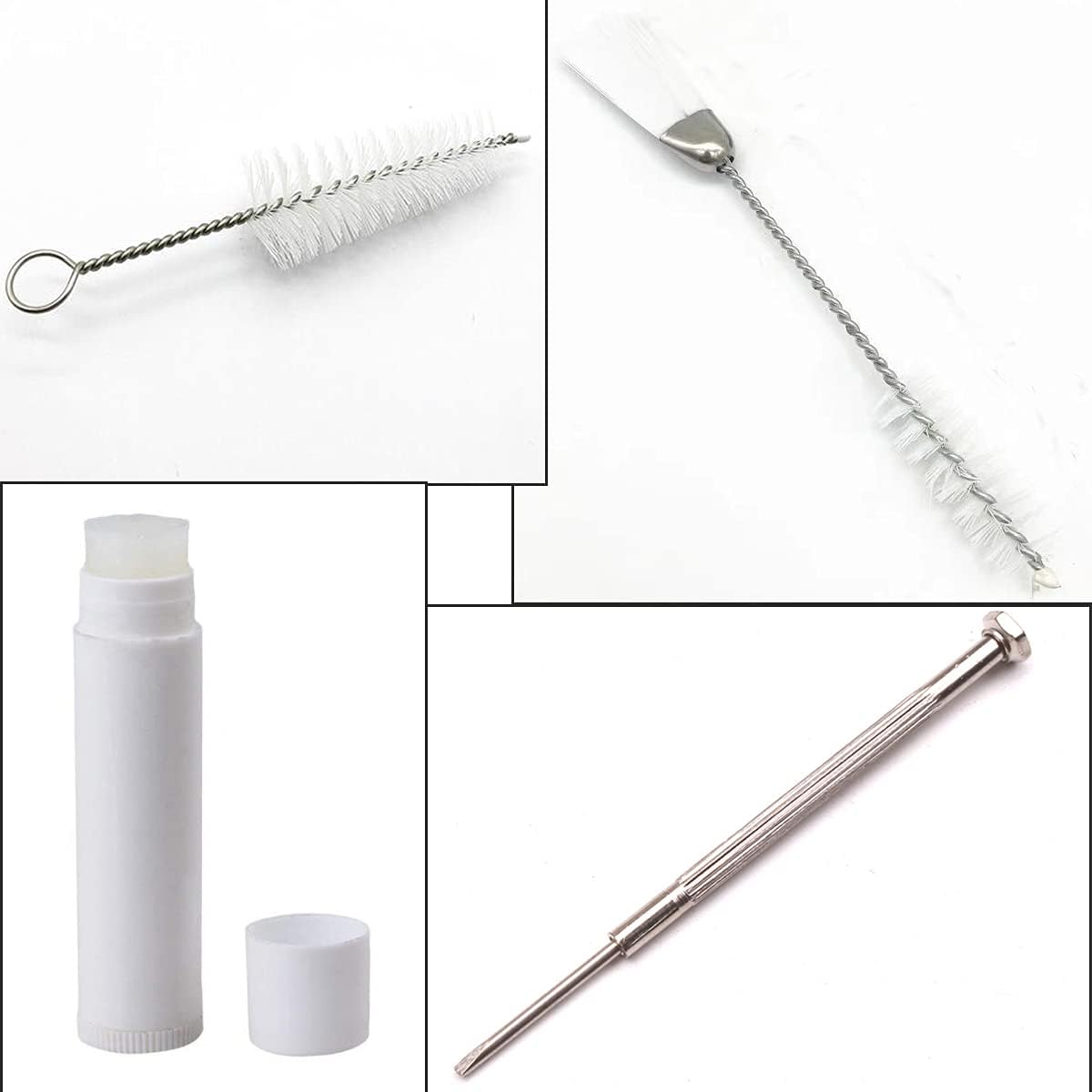 Y-Axis 9 Pcs Flute Cotton Cleaning Brush Kit : Musical Instruments