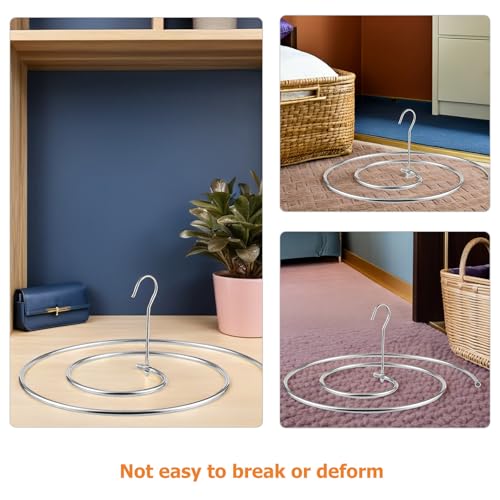 Cintres en spirale rotative pour sécher des draps en intérieur facilement - 4