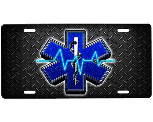 onestopairbrushshop EMS License Plate