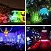 T-SUN RGB Led Flood Light 100W,Outdoor Flood Light 1000W Equivalent 10000Lm Christmas Light Color Changing Led Stage Lights IP66 Waterproof Landscape Lights with Remote Outdoor for Garden Yard