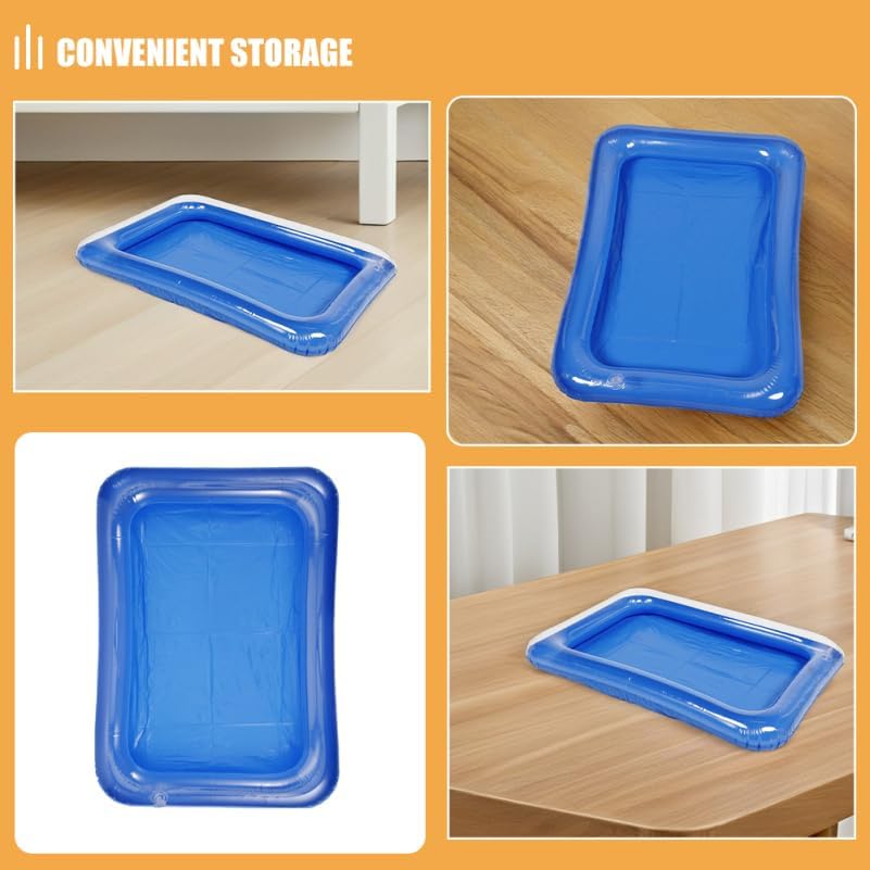 Abaodam Dollhouse Accessories Inflatable Fun Toys Pool Party Toys Quick Setup Water Play Table