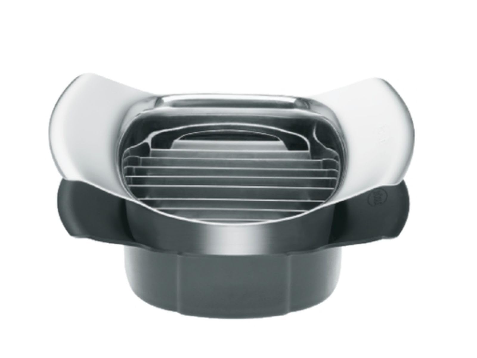 RÖSLE Tranche tomate et mozzarella, coupe-tomate pour couper en tranches uniformes, coupe-légume, plastique ABS, acier inoxydable 18/10