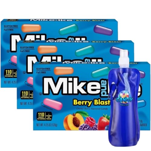 Mike and Ike Caramelos Masticables 3 Cajas 4.25 oz c/u miniatura 1
