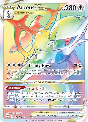 Image of Arceus VSTAR - 176 /172 - Secret Rare - Sword & Shield: Brilliant Stars