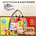 EASYFUN Lunch Bag for Women & Men, Adult Insulated Leakproof Lunch Box Bags with Large Capacity, Cooler Tote Bag for Work/Travel/Office/Outdoor (Panther Brown)