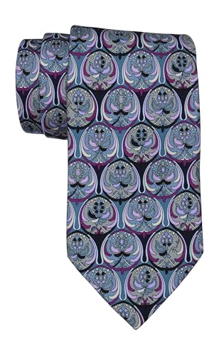 Cravate Emilio Pucci Artsy multicolore confectionnée avec des finitions de prestige