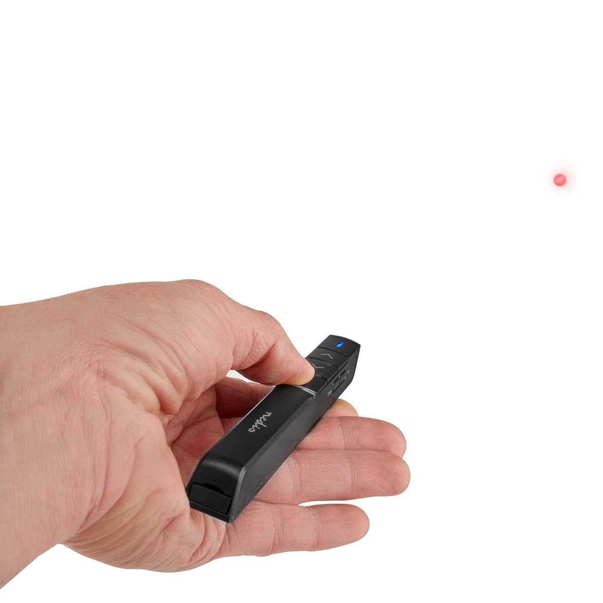 Nedis Wireless Remote Control with Red Laser Pointer 6 Buttons, USB Mini Dongle & Bluetooth, Black - Image 3