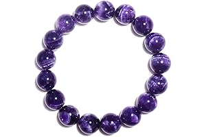 12MM Crown Chakra Amethyst Bracelet