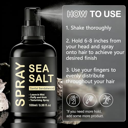 Spray de Sal Marina para Hombre 3.38 fl oz miniatura 2