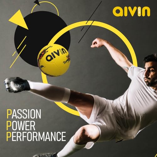 Image of Aivin Strong Football Size 5 Rubber Moulded Soccer Ball Men Women