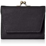 [ピソラロ] がま口ミニウオレット BLACK