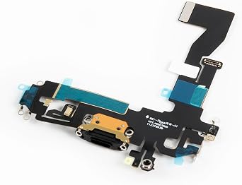 SRJTEK for iPhone 12 Pro USB Charging Port Black Graphite Replacement Repair Dock Connector Board Replacement Parts Lightning Charging Port Dock Connector & Flex Cable Repair Replacement for A2407