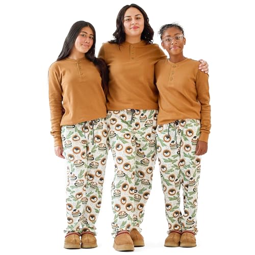 Image of Butterblu Family Jammies Matching Holiday Christmas Pajama Sets | GOTS Certified Organic Cotton for Baby, Toddler, Kids, Adults, and Pets, with Pockets, Perfect for Family Photos