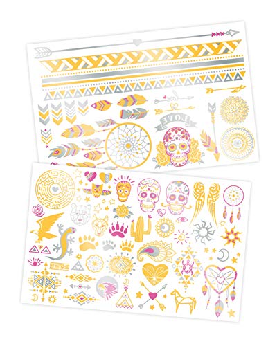 Buki - TA002 - 75 tatouages effet métallique