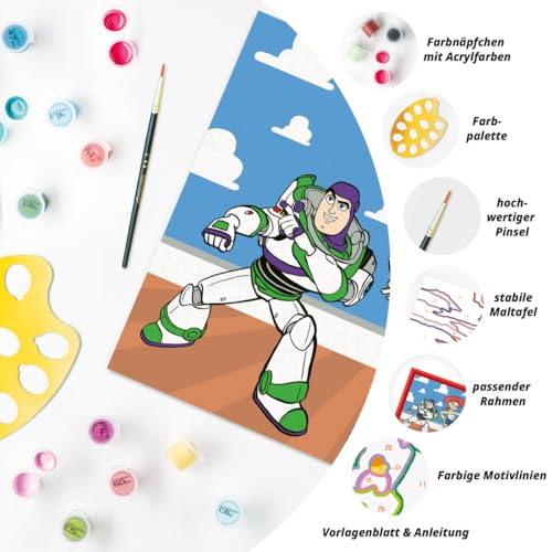 Ravensburger – CreArt Kids 18x24cm – Numéro dArt – Toy Story – Kit de peinture par numéros – Dès – 12023347 - vue 8
