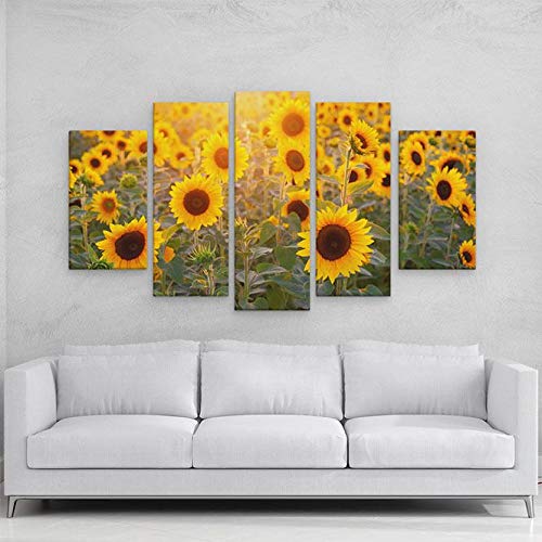 Quadro Decorativo Girassol em Mdf