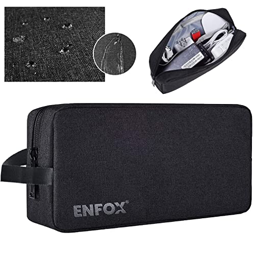 Image of ENFOX� 360� 14 Inch Protection Water Resistance Super Premium Laptop Sleeve Cover Case Slim Bag with Handle Front Pocket Unisex Portable Air Light Design (Maroon Red - WITH CHARGER COVER, 14 Inch)