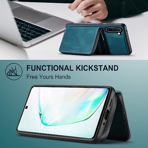 Coque Samsung Note 10 5G avec fermeture éclair et verre trempé