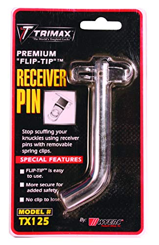 Trimax Tx125 Premium Chrome Plated Flip-Tip 1/2 Receiver Pin #TOP1