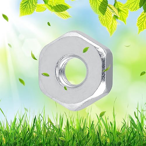 Kettensägenstangenmuttern, Führungskraftwagen Nuss 10 Stcs 8 Mm Kettensägen Seitenabdeckungsstangenmuttern Sechskantmuttern Ersatzzubehör für Kettensägen