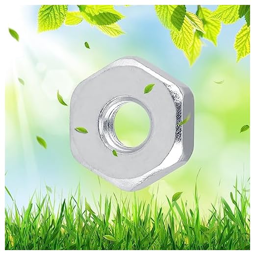 Guia de Motosserra Porca de Cobertura da Roda Dentada Porcas de Travamento de Aço Inoxidável Kit de Acessórios de Substituição de 10 Unidades, Textura Forte para Melhor