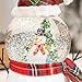 DUSVALLY Christmas Snow Globe with Snowman, Musical Water Globe Plays We Wish You a Merry Christmas, 8-inch Festive Tabletop Decoration for Home, Office, Ideal