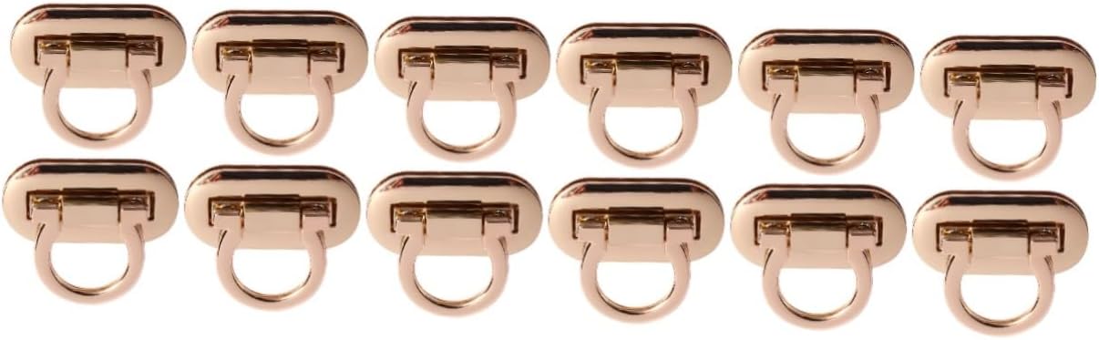 Hemoton 12pcs Die Casting Padlock Suitcase Lock Mortise Lock Luggage Accessory Easy Install Padlock