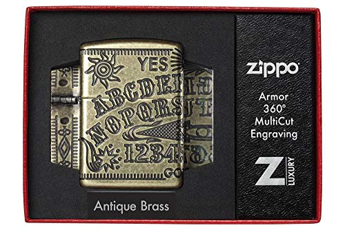 Zippo Ouija Board Armor, el mechero de latón con alma misteriosa 8