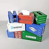 ZHY Industrial Style Iron Container Tissue Box Creative Drawers Metal Napkin Towel Storage Case...