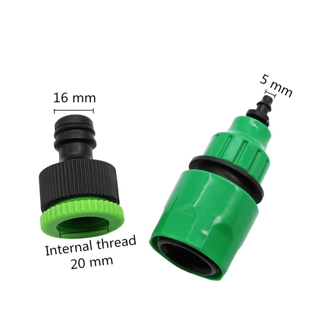 20 m Sistema di nebulizzazione da Giardino Fai-da-Te Kit per Sistema di irrigazione a Goccia per Giardino in Serra Irrigatore agricolo Nebulizzatore di Raffreddamento