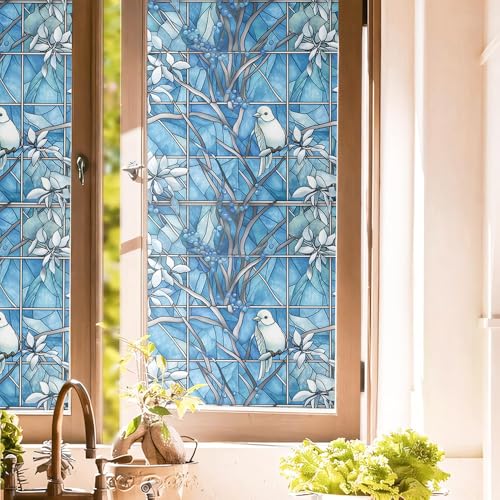 Vinilo decorativo adhesivo para ventana 15.7x118 pulgadas miniatura 1