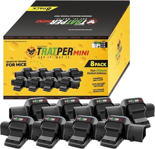 Tratper Mouse Tunnel Traps. Prevents Accidental Triggering with Dual Tunnel Design. Covered Snap...