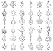20pcs Mix Shape Jewelry Making Supplies Silver Plated Bead Cage Pendant - Add Your Own Pearls, Stones, Rock to Cage,Add Perfume and Essential Oils to Create a Scent Diffusing Pendant Charms