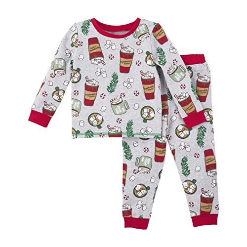 Mud Pie Boys' Peppermint Mocha Pajamas