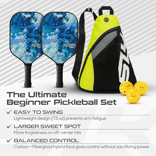 Image of Selkirk Sport SLK Helix Pro Pickleball Paddles | Carbon Fiber & Fiberglass
