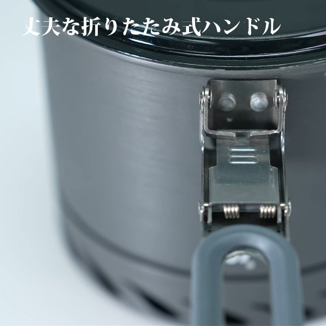 Amazon.co.jp: Alocs 1.4L 直火対応 キャンプ 調理器具 キャンプ 鍋