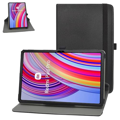 MAMA MOUTH for Onn 12.1 Inch Pro Tablet Case 360 Degree Rotary Stand with Cute Pattern Cover for Onn 12.1 Inch Pro (2024 Model:100146663) Tablet(JUST Fit Onn 12.1 2024) Black