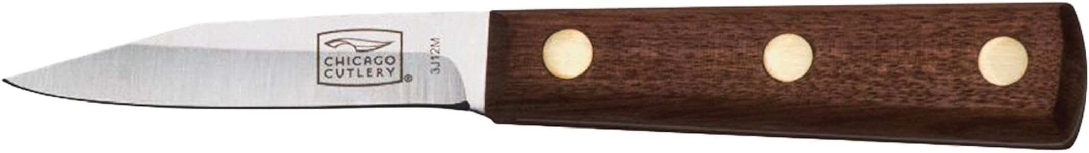 Chicago Cutlery 7-1/2-Inch Kitchen Knife with Sharp Stainless Steel Blade for Slicing, Professional Fillet Knife with Ergonomic Walnut Tradition Handle