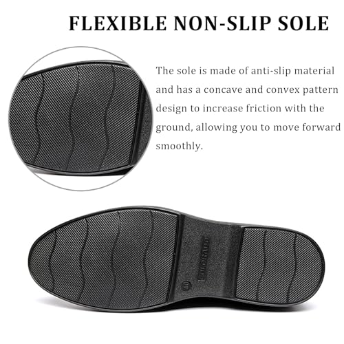 Men's Patent Leather Formal Oxfords Classic Lace Up Low Top Business Dress Shoes Comfortable Wedding Work Derby Oxfords Shoes4