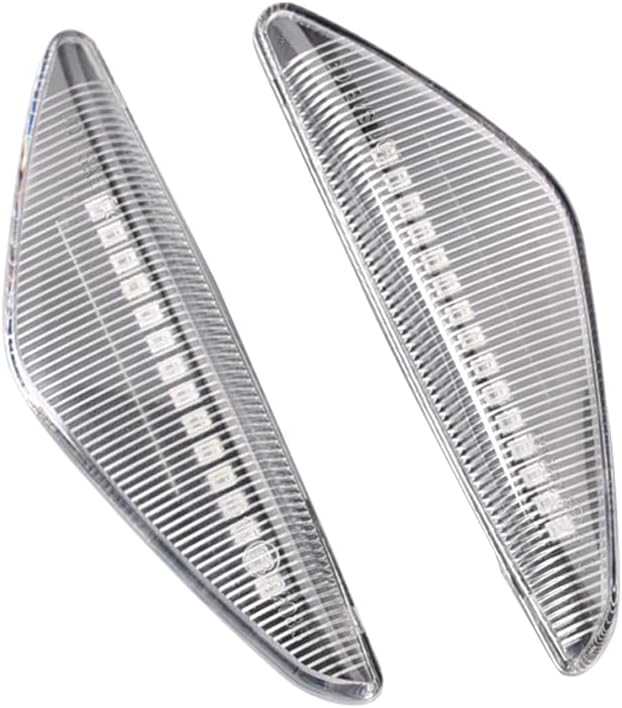 Side Marker Turn Signal Light Compatible with BMW X3 F25 X5 E70 LCI X6 E71 E72 Hyb (X3X5X6-Clear)
