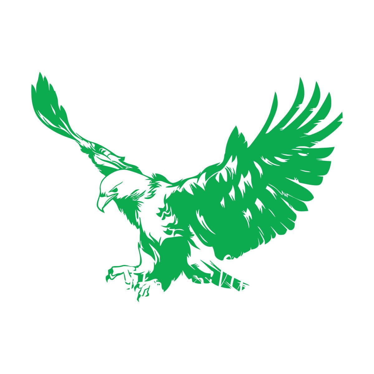 Vinyl Wall Decal Eagle Big Bird Flying Air Tribal Symbol Stickers Mural Home Decor Living Room Animal Decals Kids Room Small - 30x42cm — image 1
