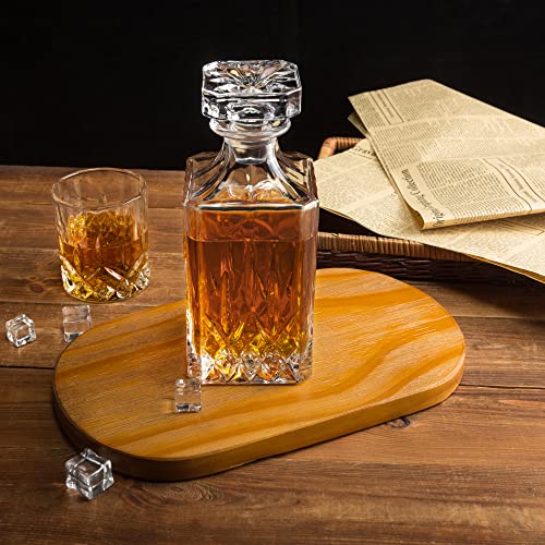 Premium Whiskey Decanter, KANARS Sophisticated Scotch Decanter with Luxury Gift Box for Men Dad Brother Husband, Non-Lead Crystal Liquor Bottle, Gift for Birthday Retirement Housewarming Christmas by KANARS - Image 6