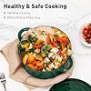 MAISON ARTS 7 Piece Enameled Cast Iron Cookware Set, Induction Dutch Oven Pot with Lid, Emerald Non Toxic Pots and Pans set, PFOA-PFOS Free #5