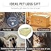 VICHERIA Eco-Friendly Pet Casket - Biodegradable Cardboard Coffin for Mid-Sized Pets up to 15lbs-33lbs (21.6