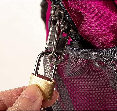 Image of Automatic Mini Locks with Keys for Luggage, Backpacks, Bulk Tiny Padlocks for Jewelry Box, Gym Bags, Diaries (25mm) (8)