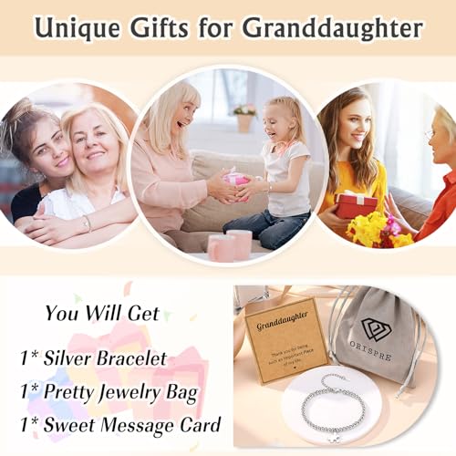 Image of Puzzle Bracelets for Women Girls, Birthday Mothers' Day Christmas Gifts for Granddaughter Niece Daughter sister Bestie