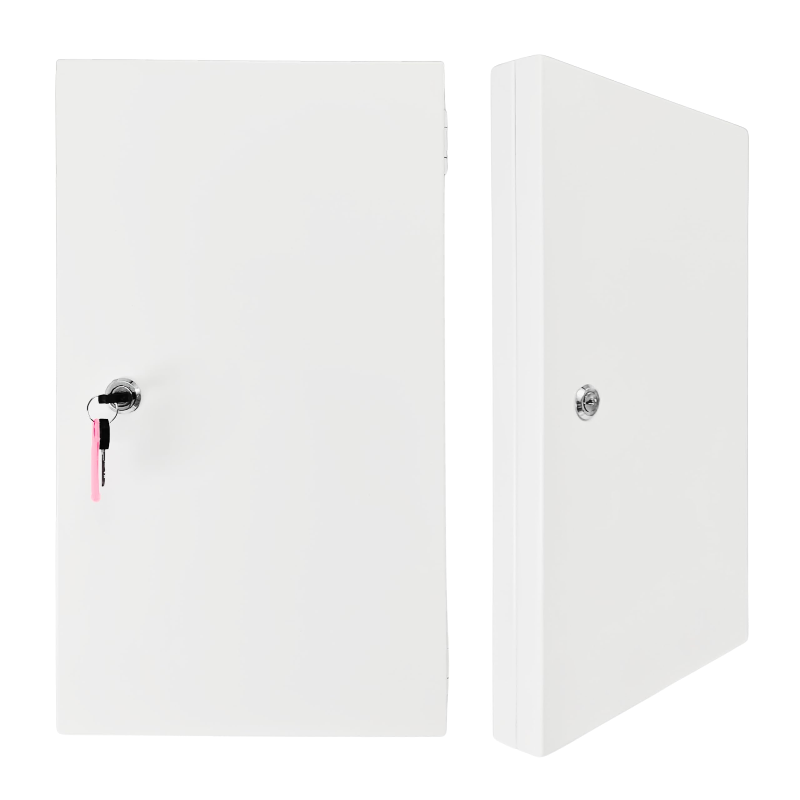 Stellozi™ Metal Key Box with Lock | 50 Keys Capacity | Key Cabinet for Office or Home | Wall-Mount Key Holder Box with Secure Unique Key Lock | Key Stand for Wall with Free 50 Keychains-picture-24