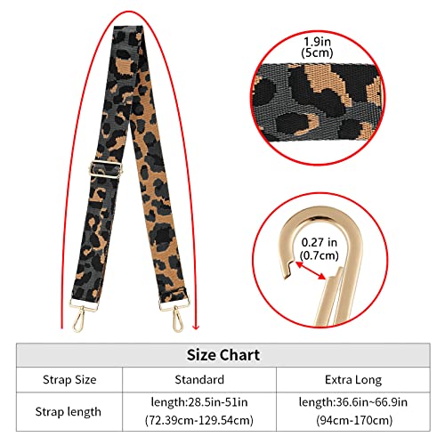 Image of ZOOEASS Wide Shoulder Strap Adjustable Replacement Belt Crossbody Canvas Bag Handbag