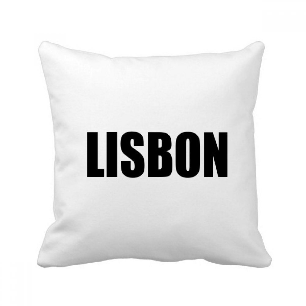 Coussin Lisbonne Portugal 40x40 cm multicolore pour decoration de canape de salon