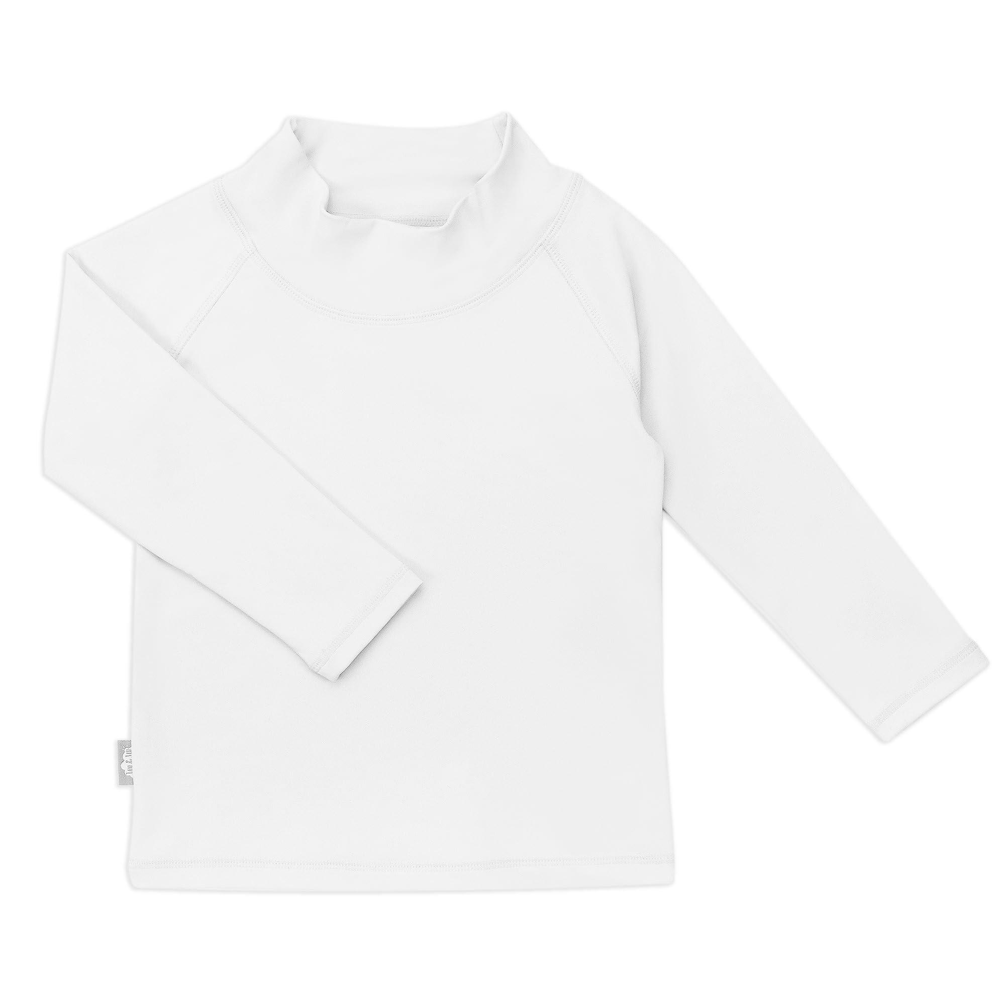 JAN & JUL UV Protective Rash Guard for Toddler Boys and Girls (6Y, White)